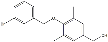 {4-[(3-bromophenyl)methoxy]-3,5-dimethylphenyl}methanol|