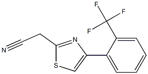 {4-[2-(trifluoromethyl)phenyl]-1,3-thiazol-2-yl}acetonitrile