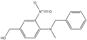 {4-[benzyl(methyl)amino]-3-nitrophenyl}methanol Struktur