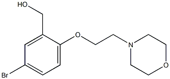 {5-bromo-2-[2-(morpholin-4-yl)ethoxy]phenyl}methanol|