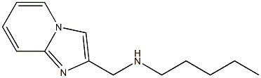 {imidazo[1,2-a]pyridin-2-ylmethyl}(pentyl)amine,,结构式