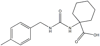 1-({[(4-methylbenzyl)amino]carbonyl}amino)cyclohexanecarboxylic acid