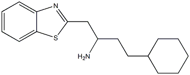  1-(1,3-benzothiazol-2-yl)-4-cyclohexylbutan-2-amine