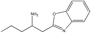 1-(1,3-benzoxazol-2-yl)pentan-2-amine 化学構造式