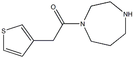  1-(1,4-diazepan-1-yl)-2-(thiophen-3-yl)ethan-1-one