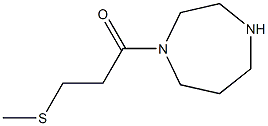 1-(1,4-diazepan-1-yl)-3-(methylsulfanyl)propan-1-one Struktur