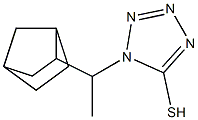 1-(1-{bicyclo[2.2.1]heptan-2-yl}ethyl)-1H-1,2,3,4-tetrazole-5-thiol Structure