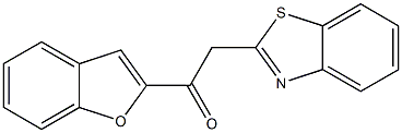 1-(1-benzofuran-2-yl)-2-(1,3-benzothiazol-2-yl)ethan-1-one