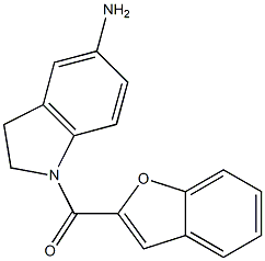 1-(1-benzofuran-2-ylcarbonyl)-2,3-dihydro-1H-indol-5-amine|