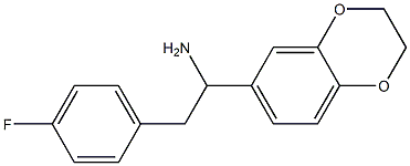 1-(2,3-dihydro-1,4-benzodioxin-6-yl)-2-(4-fluorophenyl)ethan-1-amine