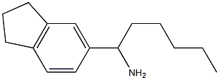 1-(2,3-dihydro-1H-inden-5-yl)hexan-1-amine