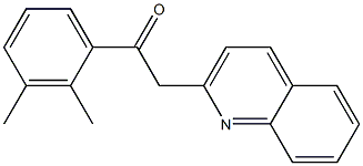 1-(2,3-dimethylphenyl)-2-(quinolin-2-yl)ethan-1-one,,结构式