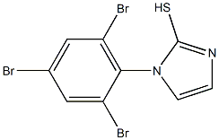 1-(2,4,6-tribromophenyl)-1H-imidazole-2-thiol 结构式