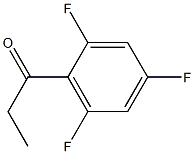 1-(2,4,6-trifluorophenyl)propan-1-one 结构式