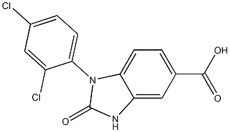 1-(2,4-dichlorophenyl)-2-oxo-2,3-dihydro-1H-1,3-benzodiazole-5-carboxylic acid