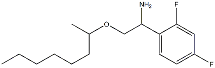 1-(2,4-difluorophenyl)-2-(octan-2-yloxy)ethan-1-amine Structure