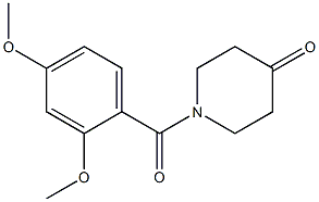 1-(2,4-dimethoxybenzoyl)piperidin-4-one