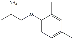 1-(2,4-dimethylphenoxy)propan-2-amine,,结构式
