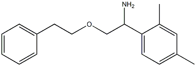 1-(2,4-dimethylphenyl)-2-(2-phenylethoxy)ethan-1-amine Structure