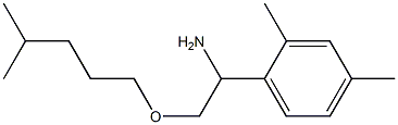1-(2,4-dimethylphenyl)-2-[(4-methylpentyl)oxy]ethan-1-amine Structure