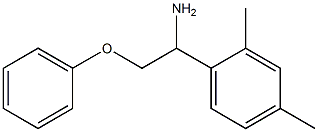 1-(2,4-dimethylphenyl)-2-phenoxyethanamine Struktur