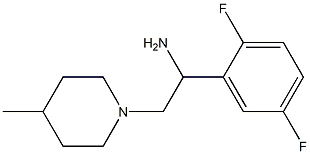 1-(2,5-difluorophenyl)-2-(4-methylpiperidin-1-yl)ethanamine