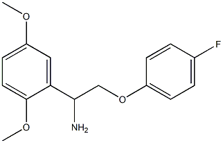 1-(2,5-dimethoxyphenyl)-2-(4-fluorophenoxy)ethanamine Struktur