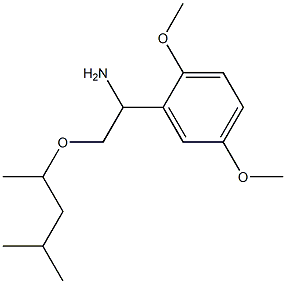  1-(2,5-dimethoxyphenyl)-2-[(4-methylpentan-2-yl)oxy]ethan-1-amine