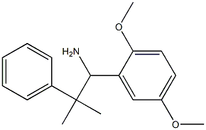  1-(2,5-dimethoxyphenyl)-2-methyl-2-phenylpropan-1-amine