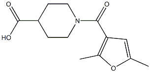 1-(2,5-dimethyl-3-furoyl)piperidine-4-carboxylic acid