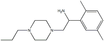 1-(2,5-dimethylphenyl)-2-(4-propylpiperazin-1-yl)ethanamine