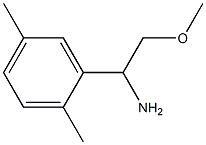 1-(2,5-dimethylphenyl)-2-methoxyethanamine,,结构式