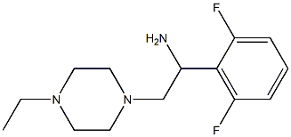 1-(2,6-difluorophenyl)-2-(4-ethylpiperazin-1-yl)ethanamine