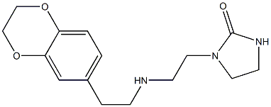 1-(2-{[2-(2,3-dihydro-1,4-benzodioxin-6-yl)ethyl]amino}ethyl)imidazolidin-2-one Structure