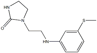 1-(2-{[3-(methylsulfanyl)phenyl]amino}ethyl)imidazolidin-2-one|