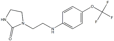 1-(2-{[4-(trifluoromethoxy)phenyl]amino}ethyl)imidazolidin-2-one