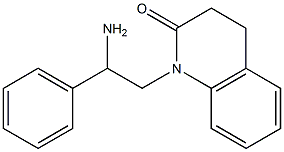 1-(2-amino-2-phenylethyl)-3,4-dihydroquinolin-2(1H)-one,,结构式