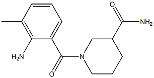 1-(2-amino-3-methylbenzoyl)piperidine-3-carboxamide