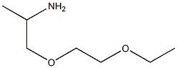 1-(2-aminopropoxy)-2-ethoxyethane 化学構造式