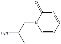 1-(2-aminopropyl)pyrimidin-2(1H)-one,,结构式