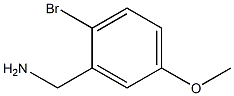 1-(2-bromo-5-methoxyphenyl)methanamine Struktur