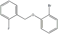 1-(2-bromophenoxymethyl)-2-fluorobenzene 结构式