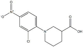 1-(2-chloro-4-nitrophenyl)piperidine-3-carboxylic acid