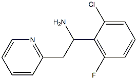 1-(2-chloro-6-fluorophenyl)-2-(pyridin-2-yl)ethan-1-amine Structure