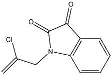 1-(2-chloroprop-2-en-1-yl)-2,3-dihydro-1H-indole-2,3-dione Structure