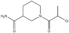  1-(2-chloropropanoyl)piperidine-3-carboxamide