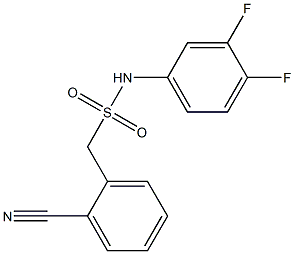 1-(2-cyanophenyl)-N-(3,4-difluorophenyl)methanesulfonamide|