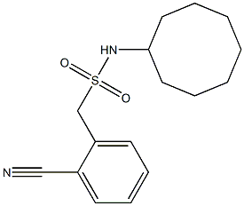 1-(2-cyanophenyl)-N-cyclooctylmethanesulfonamide