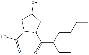  1-(2-ethylhexanoyl)-4-hydroxypyrrolidine-2-carboxylic acid