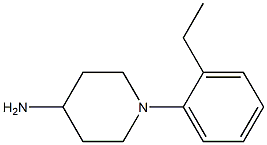 1-(2-ethylphenyl)piperidin-4-amine 化学構造式